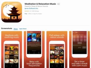 Meditation & Relaxation App Screenshot