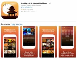 ASO meditation_relaxation_app_screenshot