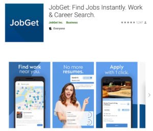 Jobget App Screenshot