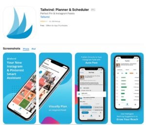 Tailwind Hashtag Planner Mobile App