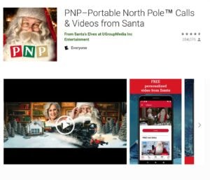 PNP North Pole app screenshot