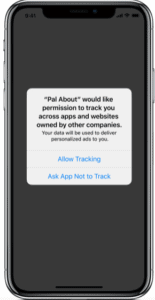 Every app must get the user’s permission to track them